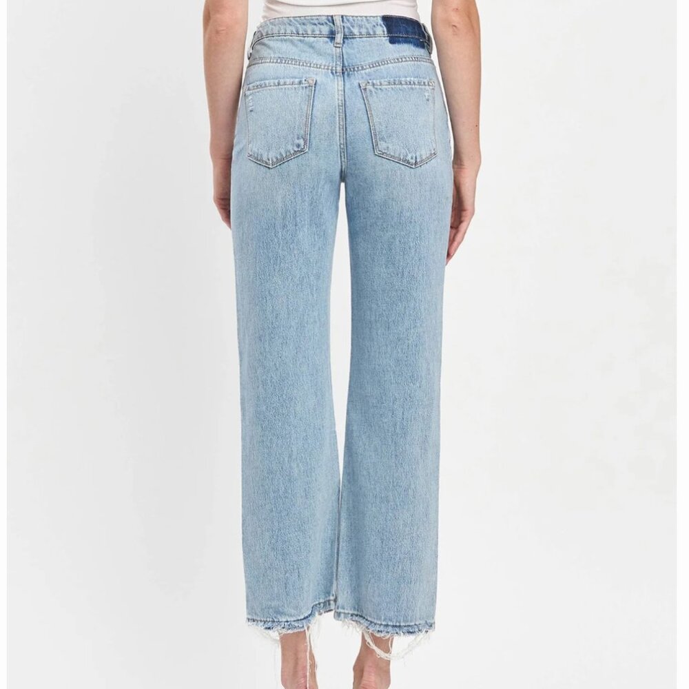 Lovervet by Vervet LV1128 90s Super High Rise Ankle Jeans 29/9 Q133 - Picture 1 of 10